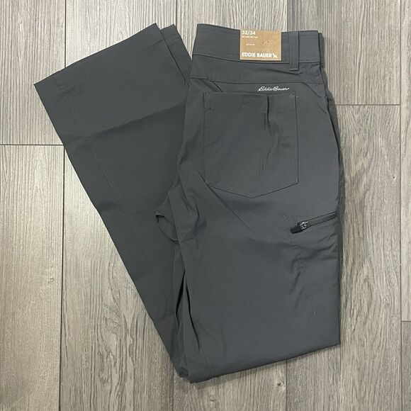 Eddie Bauer First Ascent MR Guide Pro Pants Men's 32x34 Gray Active Fit New